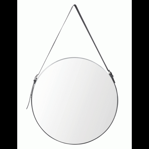 Zdjęcie produktu Okrągłe lustro Lime - czarne.