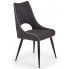 Zdjęcie produktu Nowoczesne krzesło tapicerowane Polo - ciemny popiel.