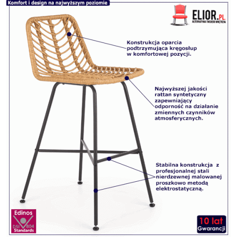 Fotografia Hoker ogrodowy Sogio z kategorii Stoły, krzesła, ławki