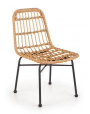 Rattanowe krzesło ogrodowe Afrodyta - naturalne