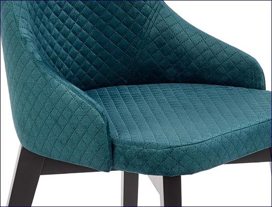 Tapicerowane krzesło Altex 3X zielone
