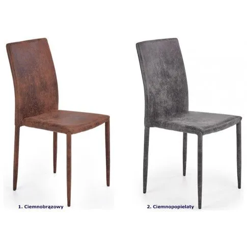 Szczegółowe zdjęcie nr 5 produktu Tapicerowane krzesło Desio - ciemny popiel