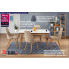 Fotografia Rozkładany stół w stylu skandynawskim Nemes - biały z kategorii Stoły