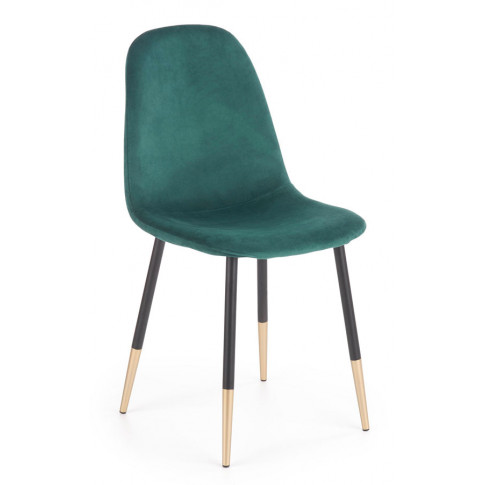 Zdjęcie produktu Tapicerowane krzesło Oslo - Zielone.
