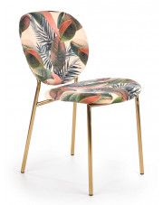 Krzesło z motywem roślinnym Palermo w sklepie Edinos.pl