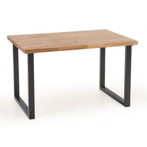 Zdjęcie produktu Drewniany stół w stylu loft do salonu Berkel 2X 120 XL - dąb.