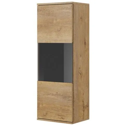 Zdjęcie produktu Nowoczesna wisząca witryna Zerlox 5X - dąb lefkas.