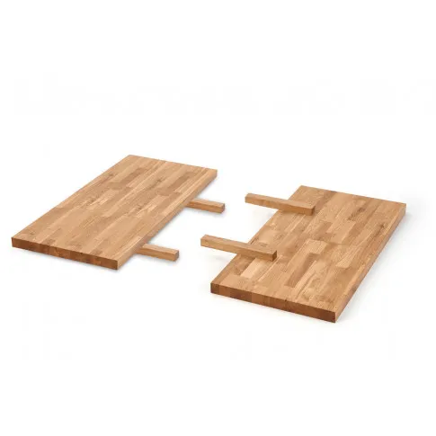 Szczegółowe zdjęcie nr 6 produktu Rozkładany stół drewniany dąb - Simox 2X 140 XL