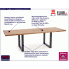 Fotografia Nowoczesny stół rozkładany Berkel 2X 160 XL - dąb z kategorii Stoły