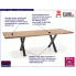 Fotografia Minimalistyczny stół do jadalni Berkel 3X 160 XL - dąb  z kategorii Stoły
