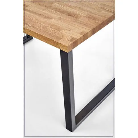 Zdjęcie drewniany stół do salonu Berkel 2X 120 dąb | Edinos.pl.