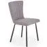 Zdjęcie produktu Tapicerowane krzesło Darla - popielate.