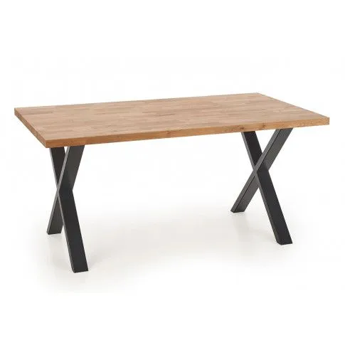 Zdjęcie produktu Nowoczesny stół loftowy do jadalni Simox 3X 160 - dąb.