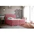 Szczegółowe zdjęcie nr 5 produktu Pojedyncze łóżko boxspring Elise 80x200 - 58 kolorów