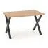 Zdjęcie produktu Industrialny stół rozkładany Karix 3X 140 XL - dąb.