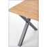 Zdjęcie industrialny stół salonowy Lopez 3X 140 dąb - sklep Edinos.pl.