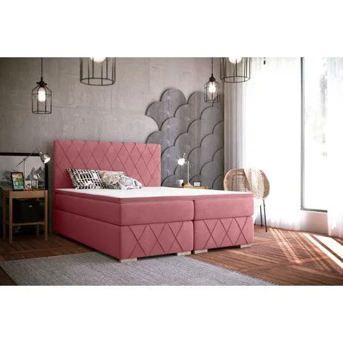 Szczegółowe zdjęcie nr 6 produktu Dwuosobowe łóżko kontynentalne Mirano 120x200 - 32 kolory