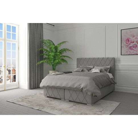Szczegółowe zdjęcie nr 4 produktu Dwuosobowe łóżko kontynentalne Elise 120x200 - 40 kolorów