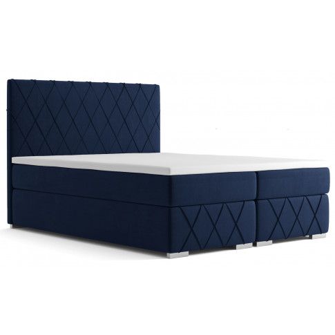 Zdjęcie produktu Podwójne łóżko boxspring Elise 140x200 - 58 kolorów.