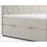 Zdjęcie dwuosobowe pikowane łóżko boxspring Ahus 160x200 | Edinos.pl
