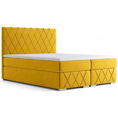 Zdjęcie produktu Pikowane łóżko kontynentalne Elise 180x200 - 58 kolorów.