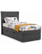 Jednoosobowe łóżko boxspring Anders 90x200 - 32 kolory w sklepie Edinos.pl