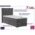 Fotografia Jednoosobowe łóżko boxspring Pillar 90x200 - 58 kolorów z kategorii Łóżka tapicerowane