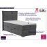 Fotografia Jednoosobowe łóżko boxspring Anders 90x200 - 32 kolory z kategorii Łóżka tapicerowane