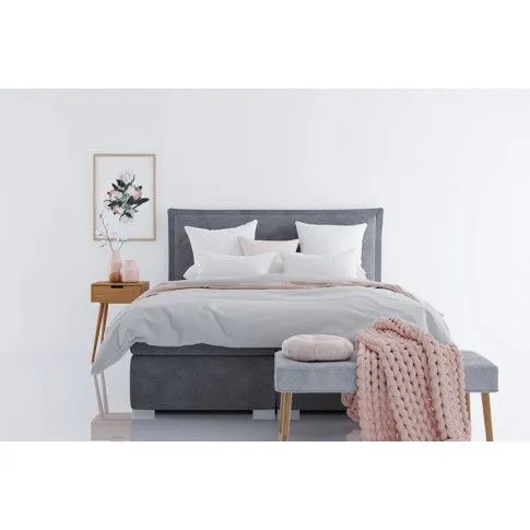 Szczegółowe zdjęcie nr 6 produktu Łóżko boxspring Anders 140x200 - 32 kolory