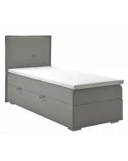 Pojedyncze łóżko boxspring Cielo 90x200 - 32 kolory w sklepie Edinos.pl