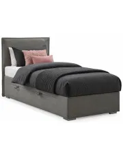 Pojedyncze łóżko boxspring Kawor 90x200 - 32 kolory w sklepie Edinos.pl