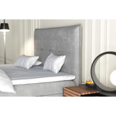 Szczegółowe zdjęcie nr 5 produktu Podwójne łóżko kontynentalne Cielo 180x200 - 40 kolorów