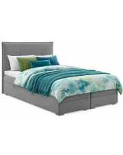 Podwójne łóżko kontynentalne Kawor 180x200 - 32 kolory w sklepie Edinos.pl