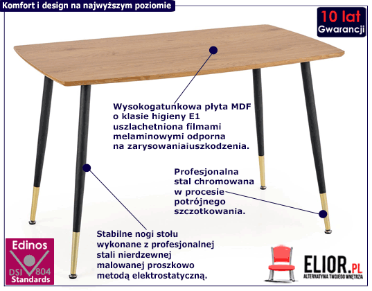 Tapicerowane krzesło Malika popiel