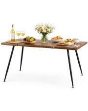 Stół loftowy do jadalni Mildo - dąb w sklepie Edinos.pl