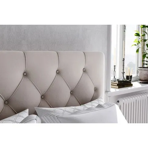 Szczegółowe zdjęcie nr 4 produktu Pojedyncze łóżko boxspring Soner 90x200 - 32 kolory