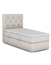 Pojedyncze łóżko boxspring Rina 90x200 - 32 kolory w sklepie Edinos.pl