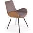 Zdjęcie produktu Nowoczesne tapicerowane krzesło Bueno - popielaty + brązowy.