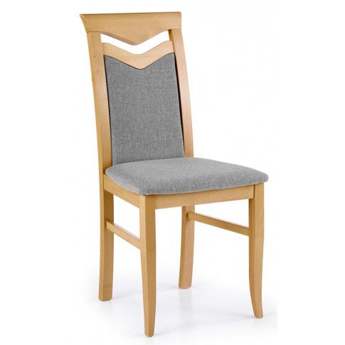 Zdjęcie produktu Krzesło tapicerowane Eric - dąb miodowy.