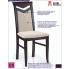Fotografia Krzesło do jadalni Eric - wenge z kategorii Krzesła drewniane