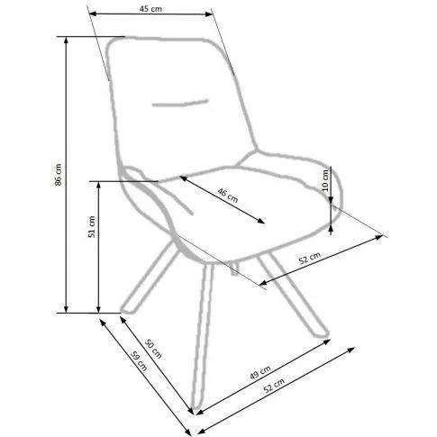 Zdjęcie krzesło do jadalni Beneti | Edinos.pl