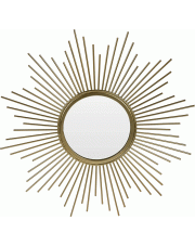 Okrągłe lustro glamour Starro - złote