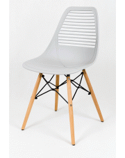 Skandynawskie krzesło Nimmi - jasnoszare