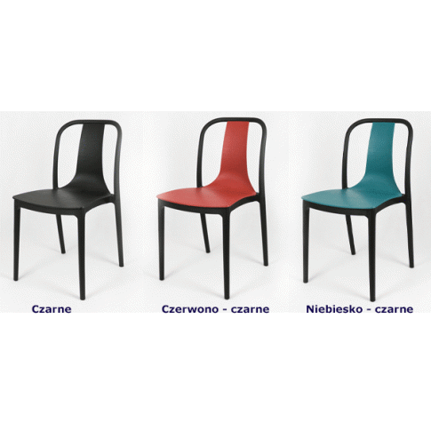 Zdjęcie loftowe krzesło Isumi - czerwone | Edinos.pl