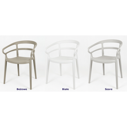 Zdjęcie minimalistyczne krzesło Astigar - białe | Edinos.pl