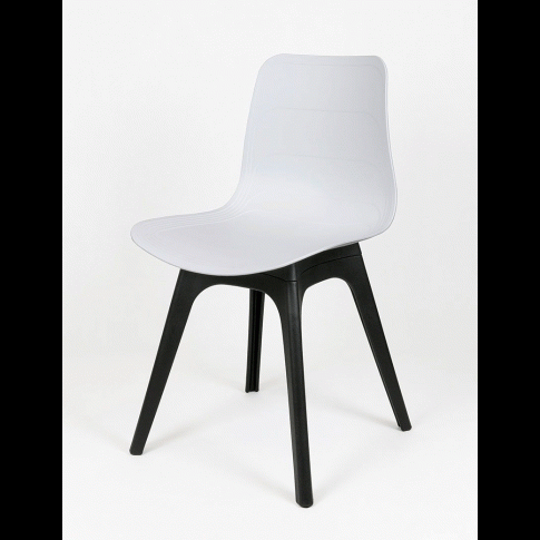 Zdjęcie produktu Designerskie krzesło Eskim 2X - białe.