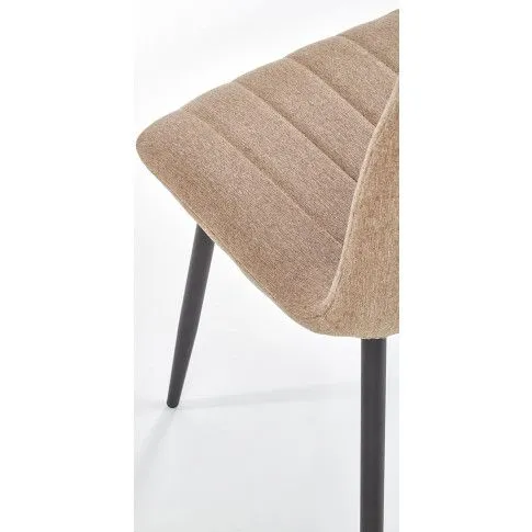 Szczegółowe zdjęcie nr 8 produktu Tapicerowane krzesło Kyzo - beżowe