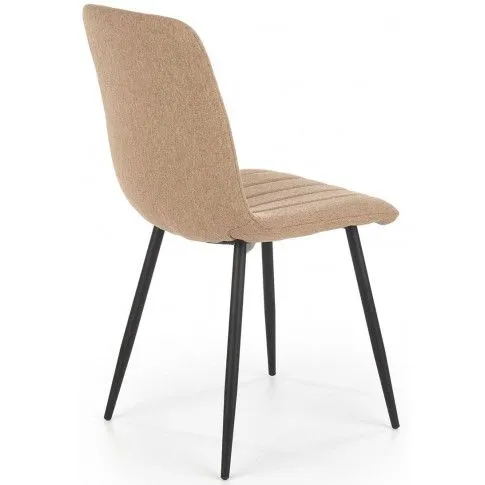 Szczegółowe zdjęcie nr 5 produktu Tapicerowane krzesło Kyzo - beżowe