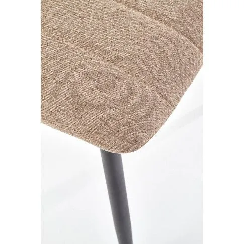 Szczegółowe zdjęcie nr 10 produktu Tapicerowane krzesło Kyzo - beżowe