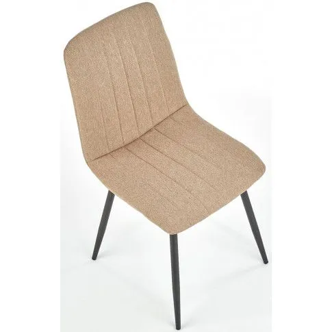 Szczegółowe zdjęcie nr 6 produktu Tapicerowane krzesło Kyzo - beżowe